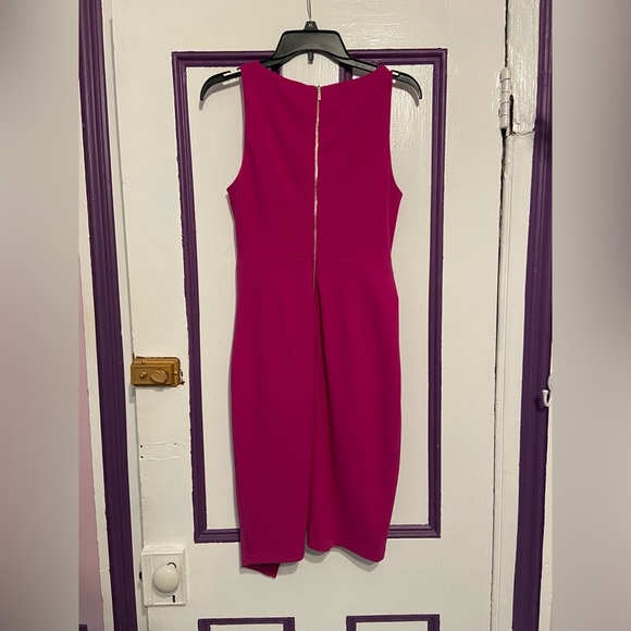 Pink/Fuchsia Siena Wrap Dress – Size 8 - Picture 3 of 5